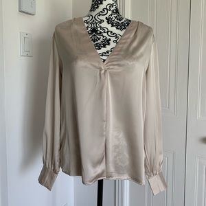 Satin blouse color: champagne. New, never worn